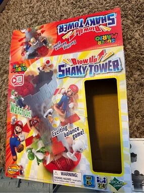 Super Mario shaky tower game